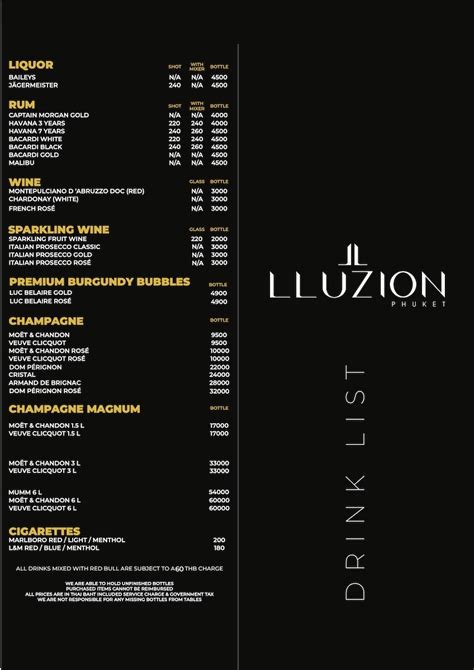 illuzion nightclub|illuzion phuket menu.